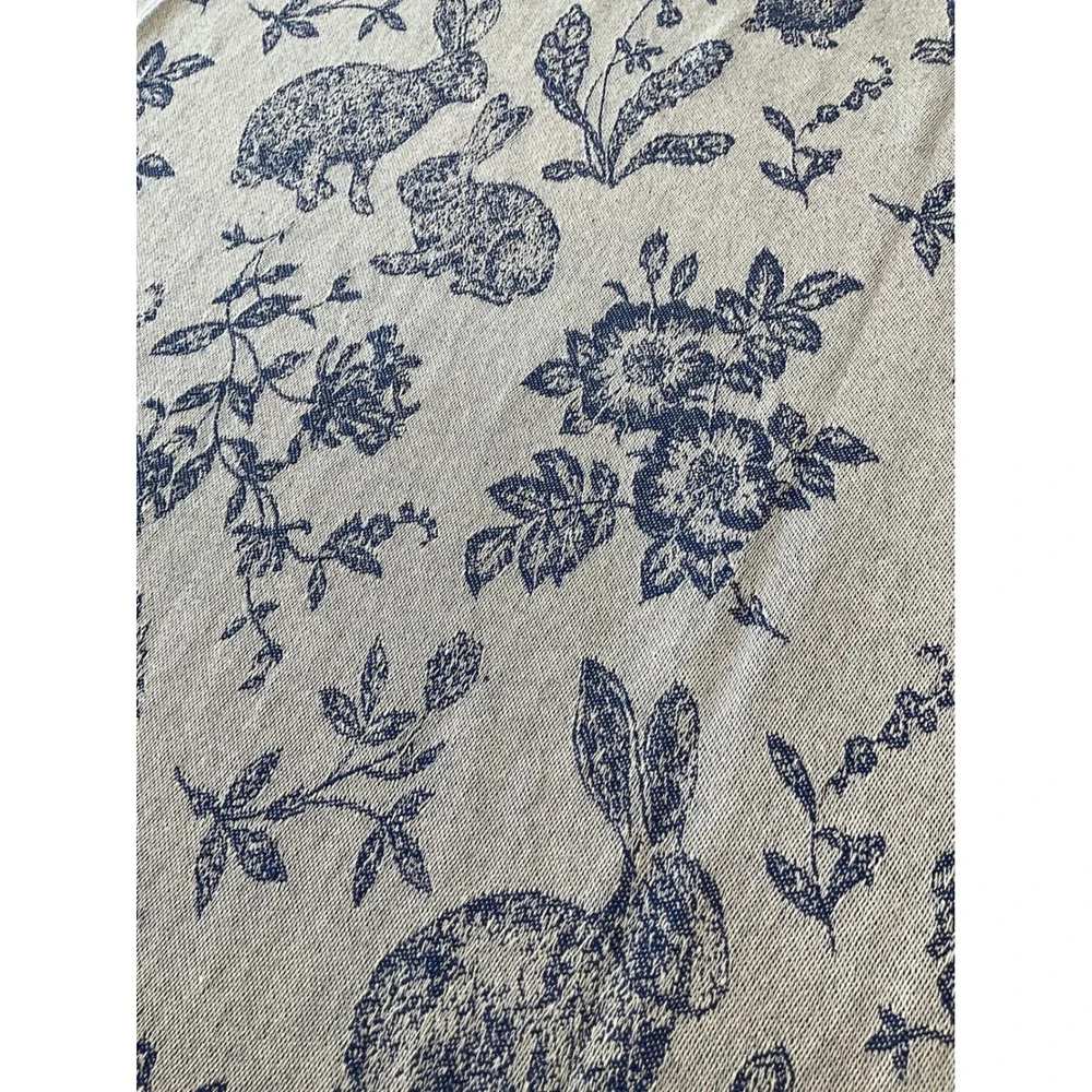 The‎ Prairie Rachel Ashwell Blue Tablecloth Cottagecore Country Chic Grannycore